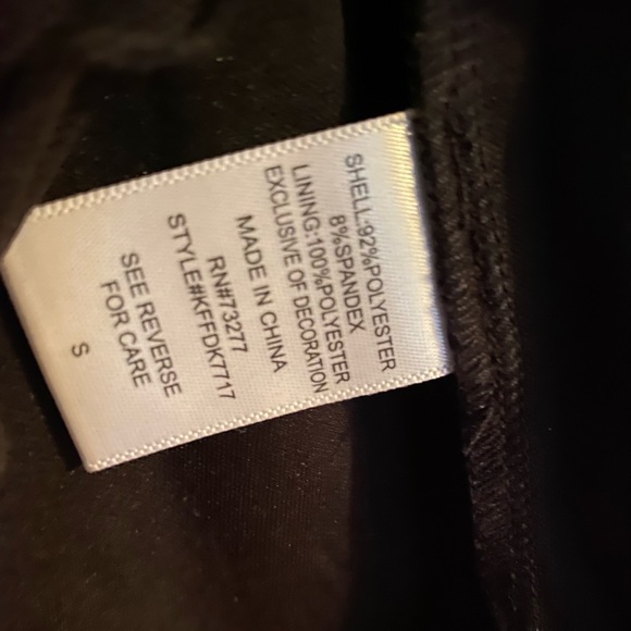 Beautiful Sheer Little Black Dress with Red Roses - Picture 7 of 7